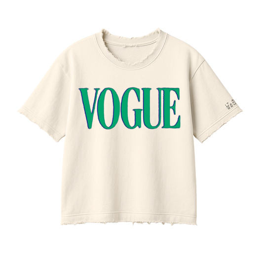 VOGUE Distressed Tee