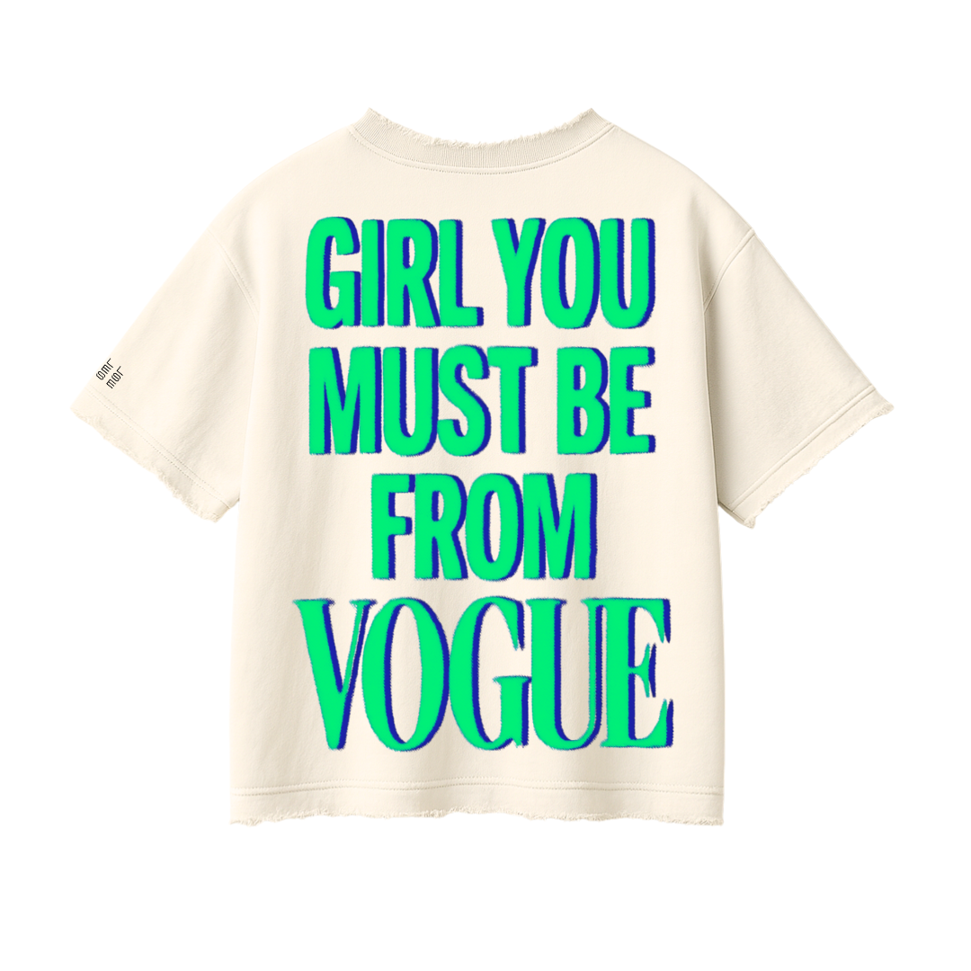 VOGUE Distressed Tee