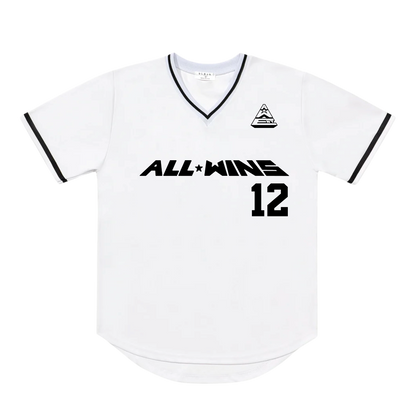 All Wins V-Neck Baseball Jersey