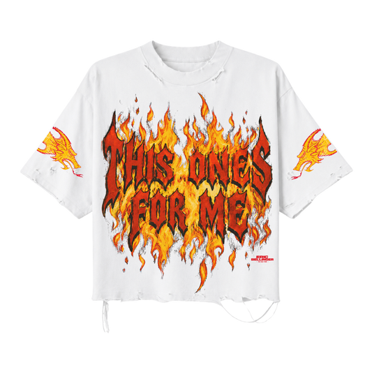 This Ones For Me Flame DistressedTee